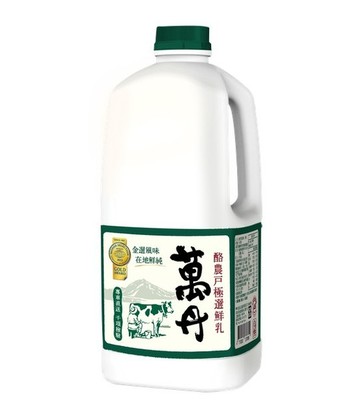 【冷藏】萬丹酪農戶限定鮮乳_1857ml