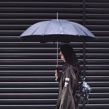 意大利Pasotti雨傘男士商務銀色眼鏡蛇晴雨傘長柄防曬黑膠太陽傘