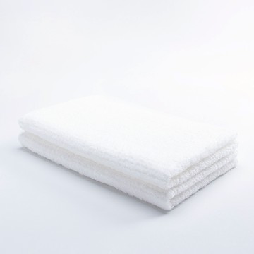 hiorie 日本桃雪 今治認證細絨洗臉毛巾2件組 雪白色 - 高吸水性 柔軟親膚  1組