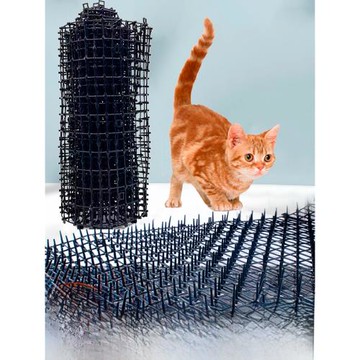 防貓刺墊防貓刺釘發動機艙刺板室外帶刺加密圍墻魚池戶外防貓刺網