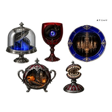 【9 月新品】20-154-0117 剪貼紙 瘋狂哥德萬聖節