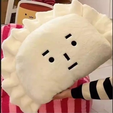 🥟可愛水餃🥟抱枕沙發客廳靠墊辦公室午睡枕頭超軟靠背兒童睡覺抱枕女