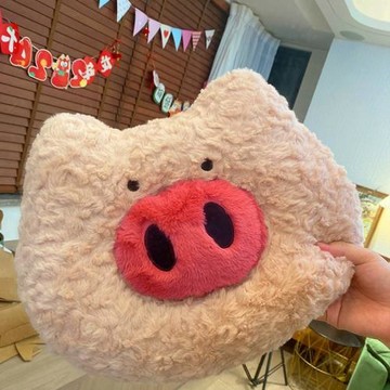 透氣雙面圈圈豬午睡枕小學生趴睡枕辦公室枕頭午休神器靠墊靠枕女