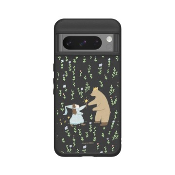 Pixel 8 Pro SolidSuit 黑 - 咻咻熊 XiuXiubear - 花園裡的小魔法