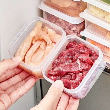 可微波肉類冷凍保鮮盒/食材料備分裝盒-200ml-9入 單一規格