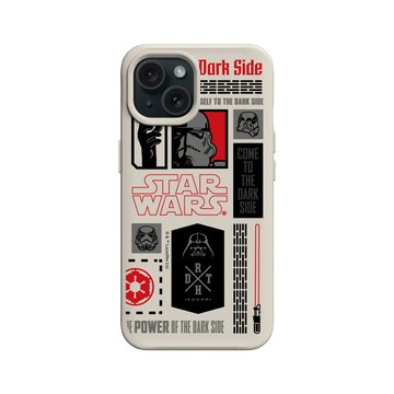 iPhone 15 SolidX 貝殼灰 - 迪士尼-星際大戰 Star Wars - 風暴兵&光劍-潮流系列