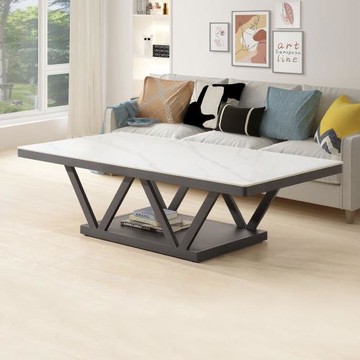 【Homelike】 喜家居5.8尺岩板大茶几(2357)