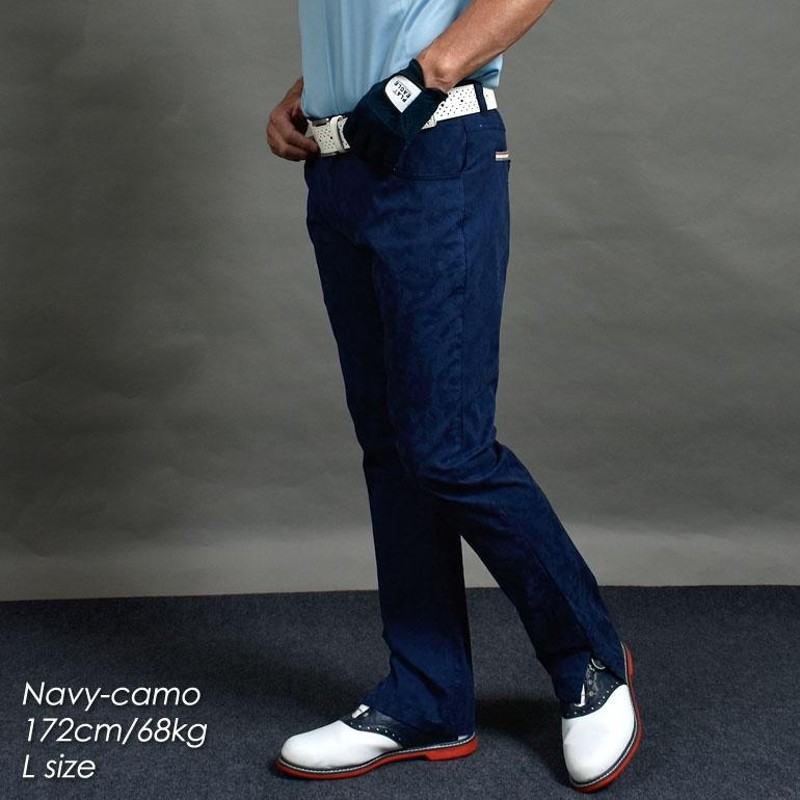 ゴルフウェア メンズ ゴルフパンツ ストレッチ ズボン 大きいサイズ