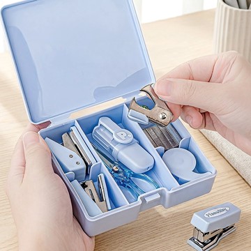 【上手家居】隨身文具組8件套組(可愛文具/迷你文具/文具用品)