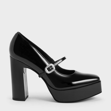 厚底瑪莉珍高跟鞋