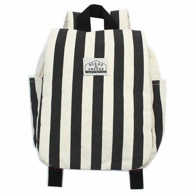 かばん "オーシャン&グラウンド" 子供服 BABY  HAPPY  DAYPACK ブラック(BK)