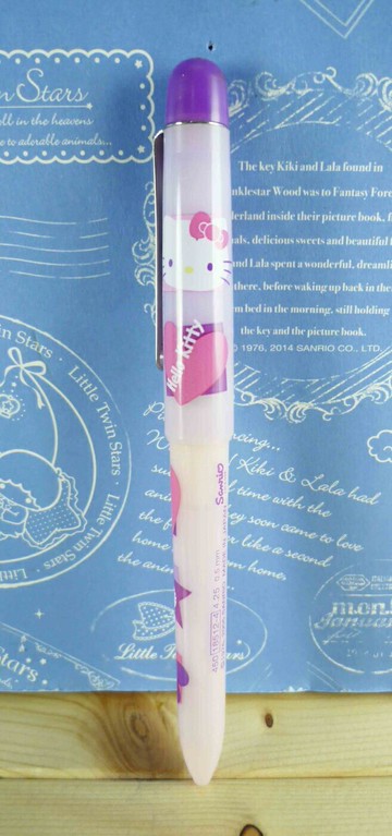 【震撼精品百貨】Hello Kitty 凱蒂貓 KITTY多色原子筆-2色-紫星 震撼日式精品百貨