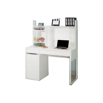 炎庭3.5尺白色雙抽書桌