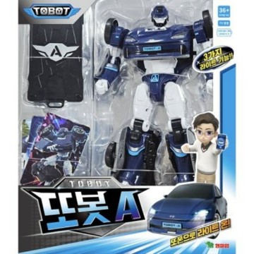 可超取🇰🇷韓國境內版 tobot 機器戰士 宇宙奇兵 英雄回歸 A 藍色 車子 變形 機器人 模型