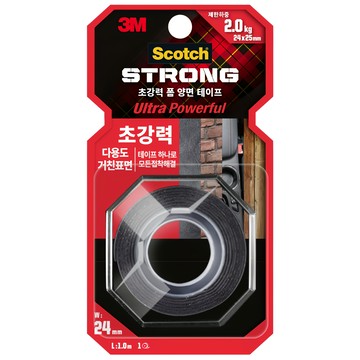 3M Scotch 超強力多用途泡棉雙面膠帶 粗糙表面用  1個