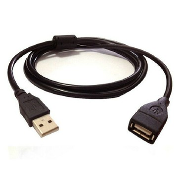 黑色USB2.0延長線 USB公對母連接線 延長線 數據線 帶磁環促銷【宜家良品百貨】