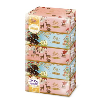 【蝦皮直營】春風盒裝面紙(200抽/5盒/1串)皇室典藏版