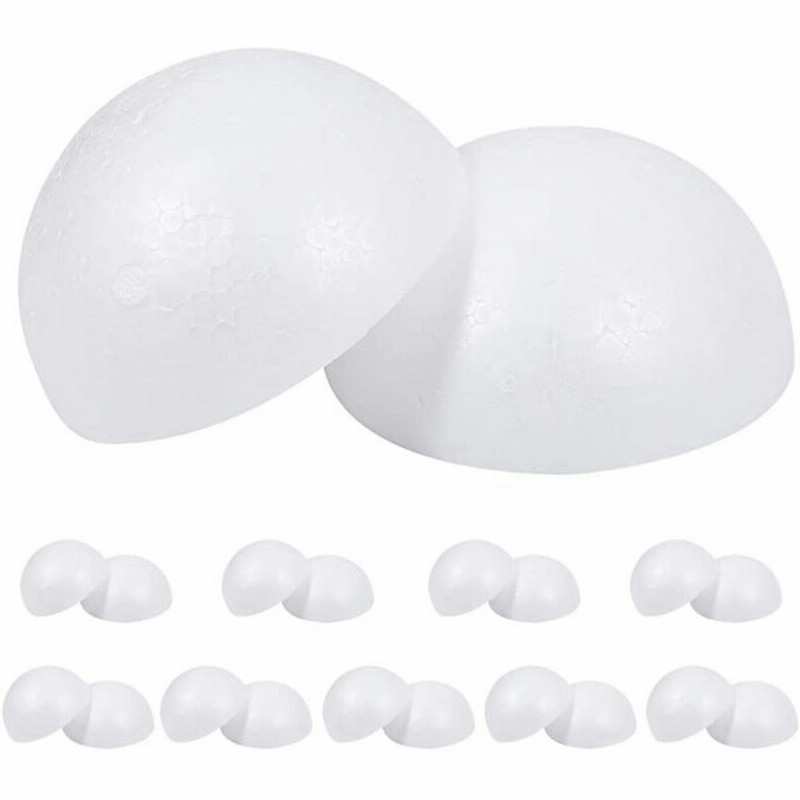 Tky 発泡スチロール球 スチロール球 発泡スチロール 半円スチロール クラフト ハンドメイド Diy 手芸 工作 つまみ細工 半円 個 セット 8cm 通販 Lineポイント最大0 5 Get Lineショッピング