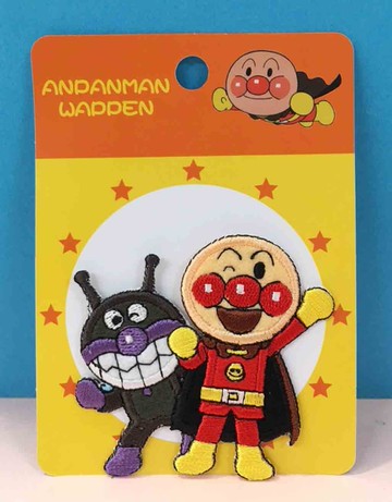 【震撼精品百貨】麵包超人_Anpanman~麵包超人貼布/燙布-細菌人#77226