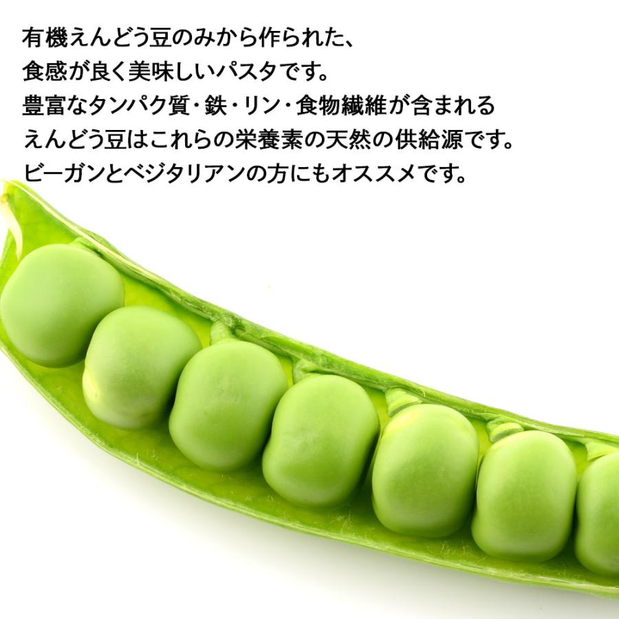 グリンピースフジッリ　250g［カスターニョ]　ベジタリアン　ヴィ?ガン　vegan