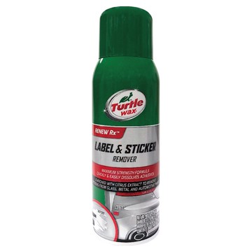 美國龜牌 Turtle Wax 標籤貼紙去除劑 強效配方 快速溶解黏膠  284g  1瓶