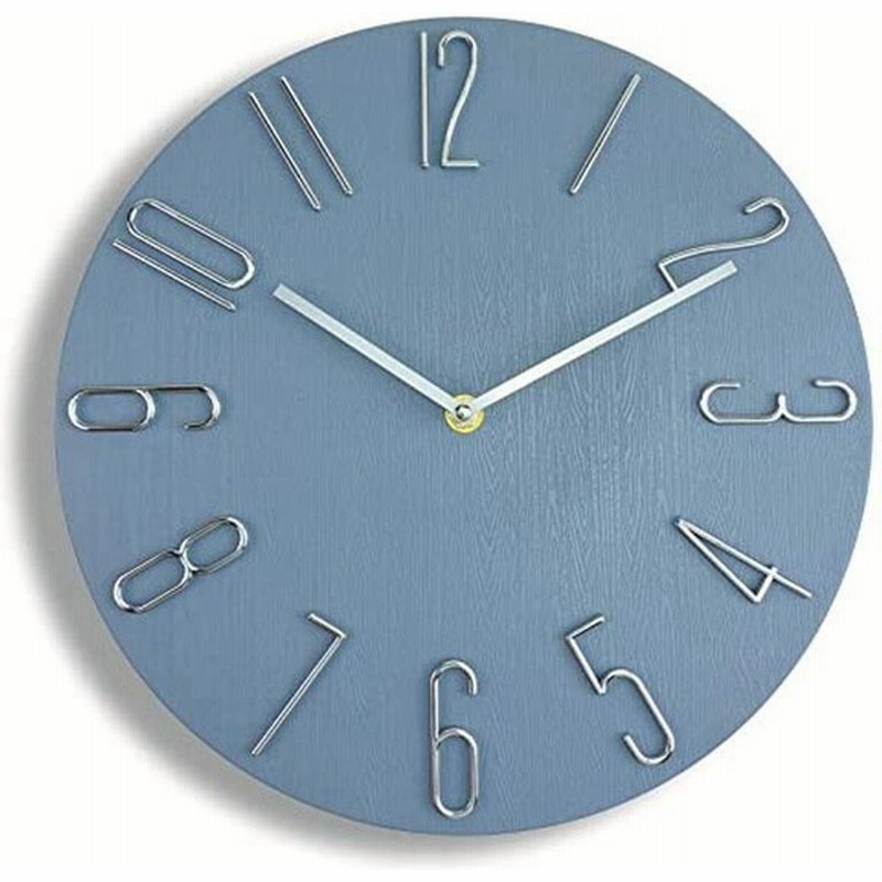 Shutz 掛け時計 おしゃれ 静音 3d立体数字 木目調盤 北欧風 壁掛け時計 かわいい シンプル インテリア かけ時計 部屋飾り 贈り物 通販 Lineポイント最大get Lineショッピング