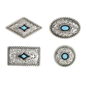 IVAN 西部草原螺絲式飾片古銀 7771/ 7772/ 7773/ 7774