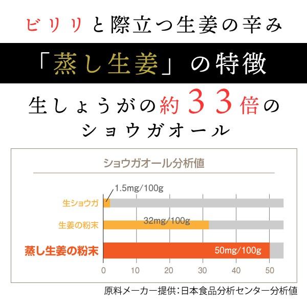 蒸し生姜パウダー 国産 高知 100％ 70g （生姜粉末 しょうが ジンジャーパウダー）