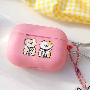 招財貓粉色AirPods Pro保護套/贈吊飾