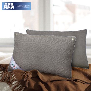 FITNESS  麂皮碎乳膠QQ透氣枕(2顆)