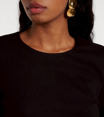 Staud Hawthorne taffeta-trimmed maxi dress