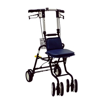 海夫島製作所機械式助行器未滅菌 勝邦福樂智 日本SHIMA_Tenor EVO 高度可調 折疊易收 散步車(鱷魚紋NB)