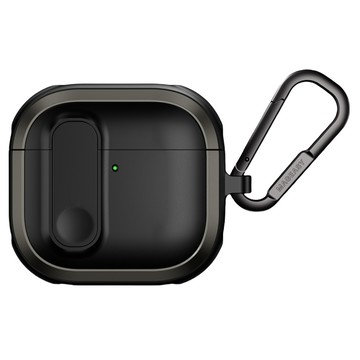MAGEASY Odyssey with Wrist Strap 抗衝擊磁扣手繩耳機殼 Airpods 4  單一商品  金屬黑  1個
