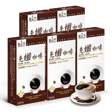 MD Formula 醫之方-先孅炭焙黑咖啡(5克/包；7包/盒)X5(女神伊登推薦)