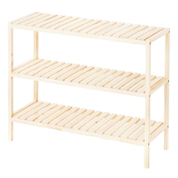 comet Home 木質萬用置物鞋架 800  自然色  3層