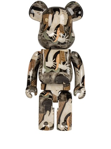 MEDICOM TOY - x Toshusai Sharaku Sansei Otanioniji No Ya BE@RBRICK 400% figure - unisex - Plastic - One Size - Black