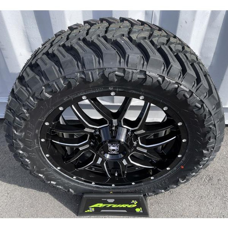 車検対応 グランドチェロキー ラレード Black Mamba BM7 20インチタイヤホイール NITTO TERRA GRAPPLER G2 275/55R20 285/50R20