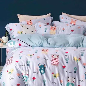 BUHO布歐 100%TENCEL純天絲™七件式兩用被床罩組-雙人(多款任選)SAT