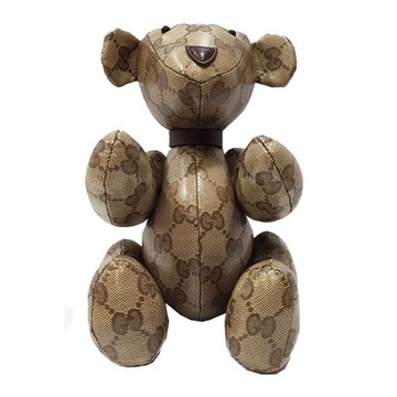 【GUCCI 古馳】GUCCI 經典限量款泰迪熊(駝色)