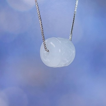 【萬事亨通】雕花翡翠路路通吊墜| 天然緬甸玉翡翠A貨 | 送禮