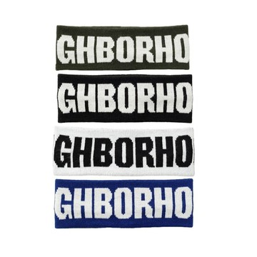 Neighborhood 品牌字母 運動髮帶 頭帶 配件 黑/藍/軍綠/白 262YGNH-HT02