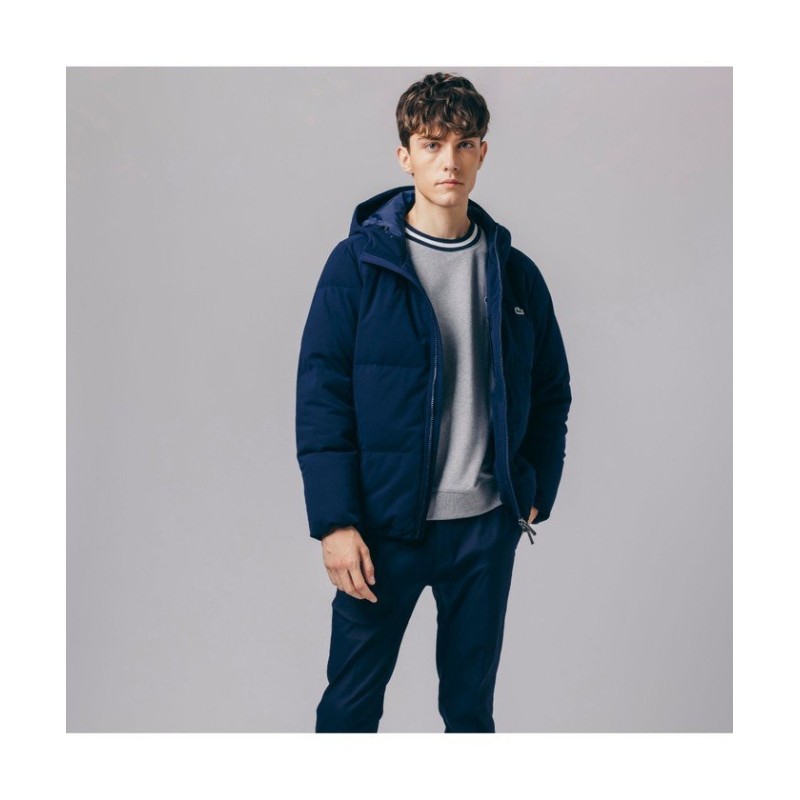 Lacoste Mens ラコステ メンズ ピケダウンジャケット メンズ ネイビー 通販 Lineポイント最大1 0 Get Lineショッピング