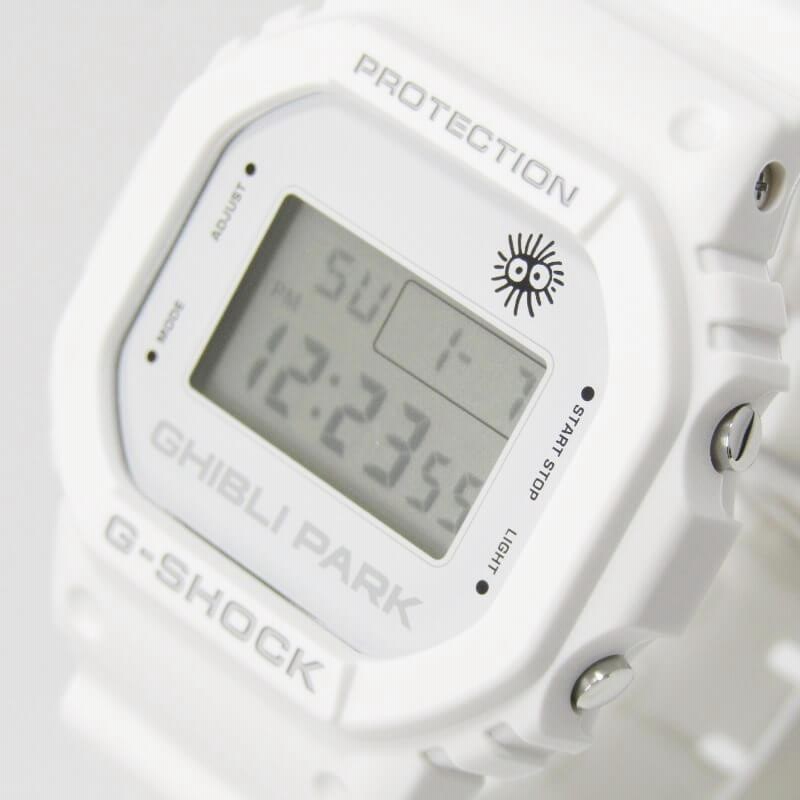 美品 CASIO G-SHOCK Gショック DW-5600VT ジブリパーク限定 コラボ まっくろくろすけ 本体のみ ホワイト 白 30012614  | LINEブランドカタログ