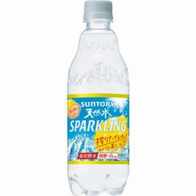 サントリー 天然水スパークリングレモン480mlPET 24本入×2ケース