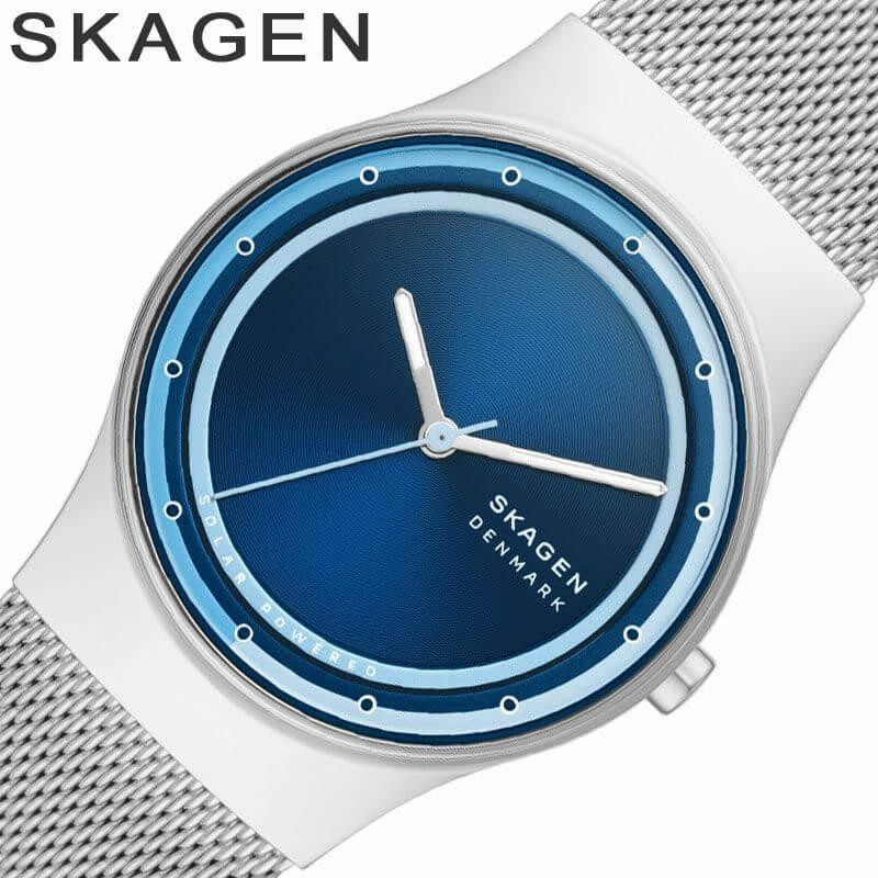 スカーゲン 時計 スカーゲン 腕時計 スカーゲン ソル SKAGEN SOL レディース スカーゲン腕時計 ブルー シルバー 時計 ソーラー  SKW3024 | LINEブランドカタログ