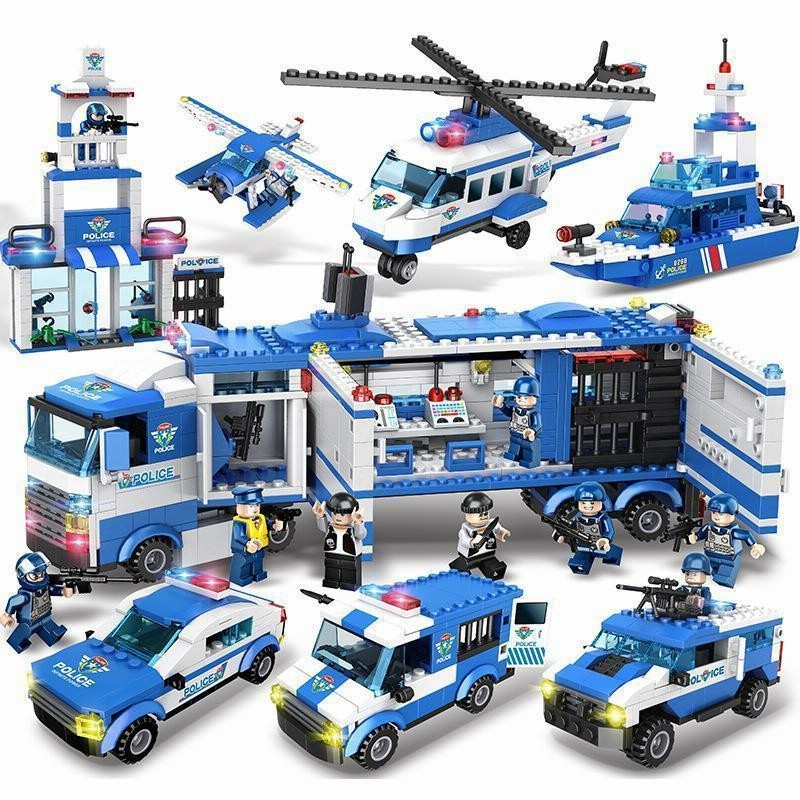 シティ ポリスステーションレゴ交換品 ブロック 全セット 警察署