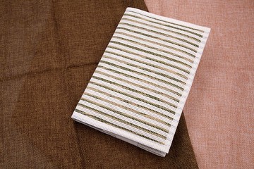 【紙布家】包邊書套、書衣、手帳套、筆記本套 (A5/G16K) 咖啡白