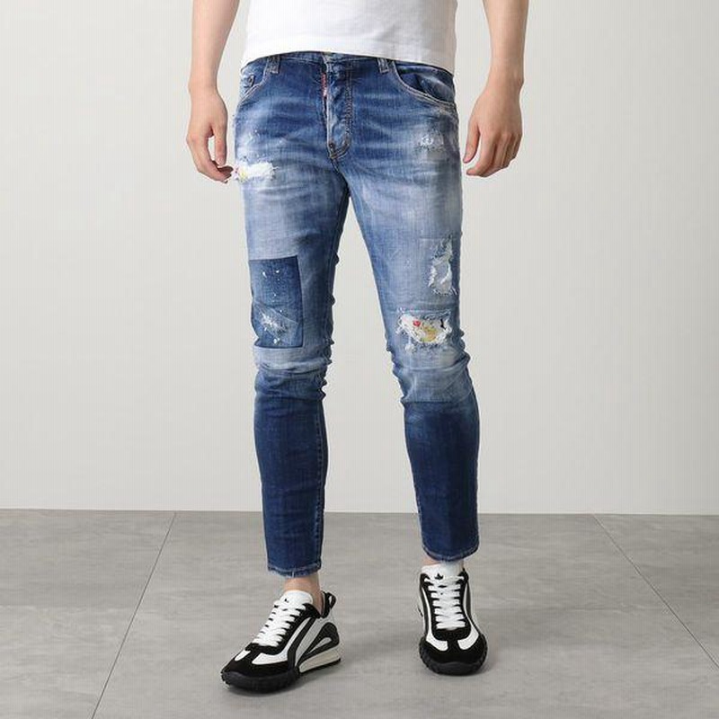 DSQUARED2 ディースクエアード ジーンズ SKATER JEANS S74LB1056 ...