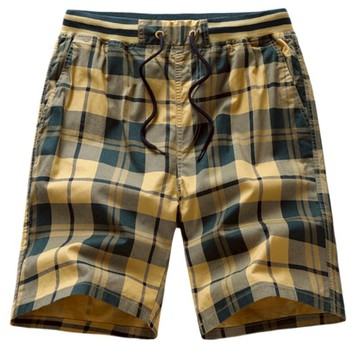 胖子寬松沙灘褲男大碼加肥棉質大褲衩外穿運動短褲男夏季五分褲頭