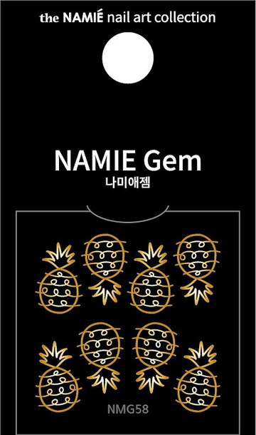 【專業用】NAMIE Gem 美甲裝飾藝術貼紙 Normal Metallic 58